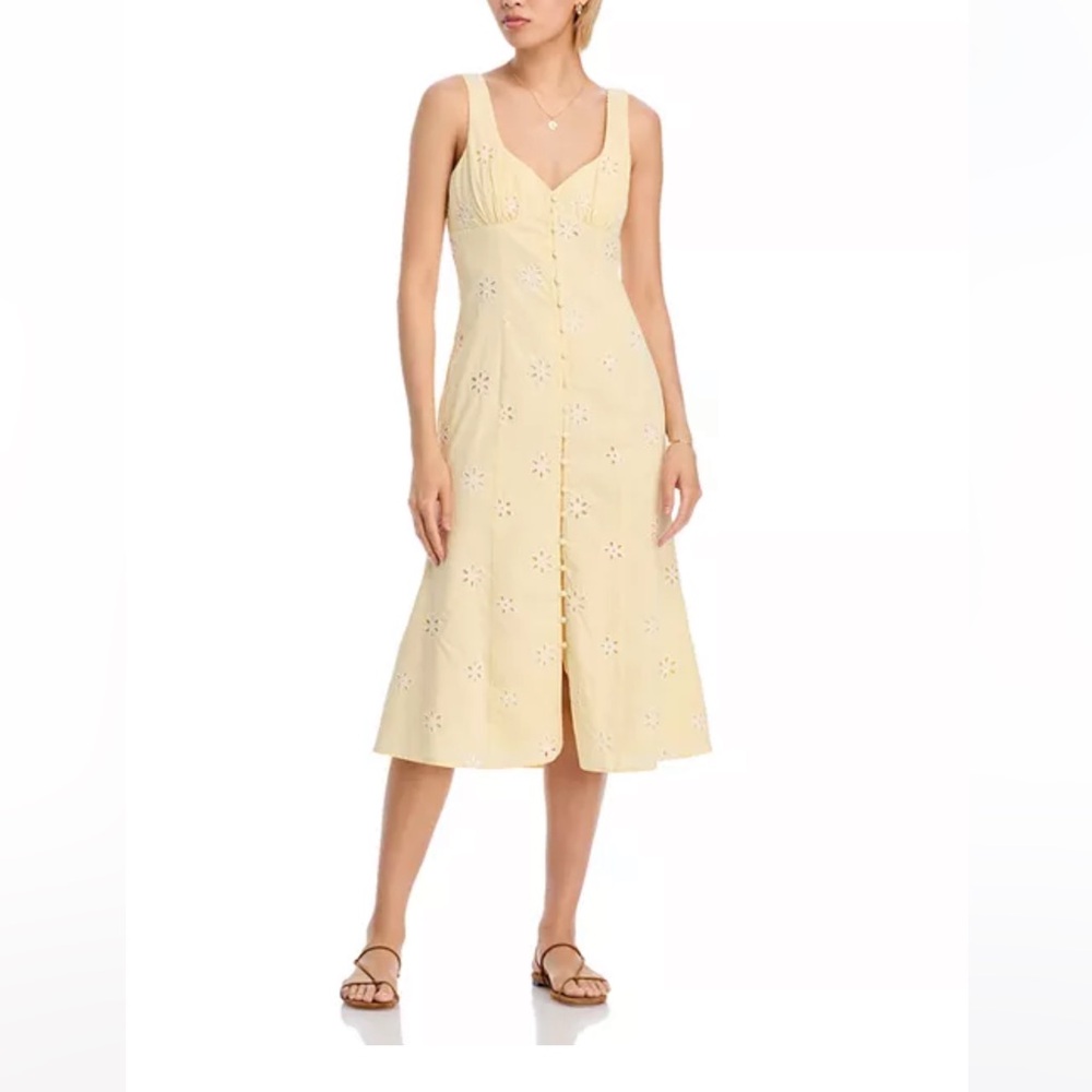 AQUA x Ava Phillippe
V Neck Eyelet Dress - Exclusive